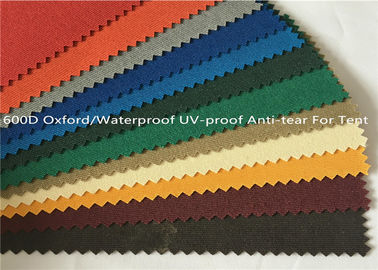 le tissu de 100%P 600D Oxford a enduit l'Anti-larme Fil-teinte par tissu imperméable d'auvent à l'épreuve UV pour la tente extérieure