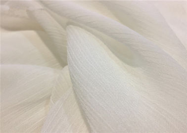Soie - comme le tissu léger lisse de mousseline de soie, tissu plissé lumineux de la mousseline de soie 50D
