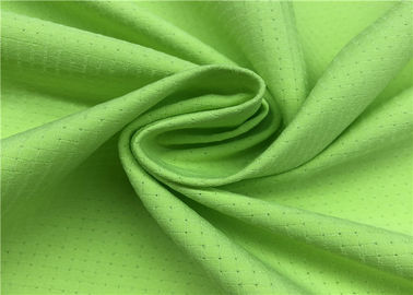Tissu 100% P, tissu extérieur respirable de Comfortableful vert de résistant à l'eau