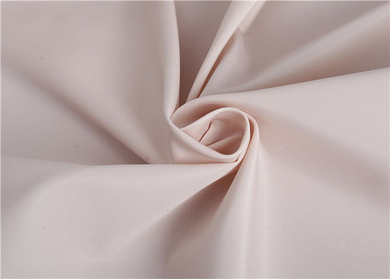 107GSM 75D a enduit le matériel simple rose de veste d'anorak de mémoire tissé par WR de tissu de polyester