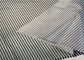 tissu rayé noir et blanc de polyester de 55GSM 290t